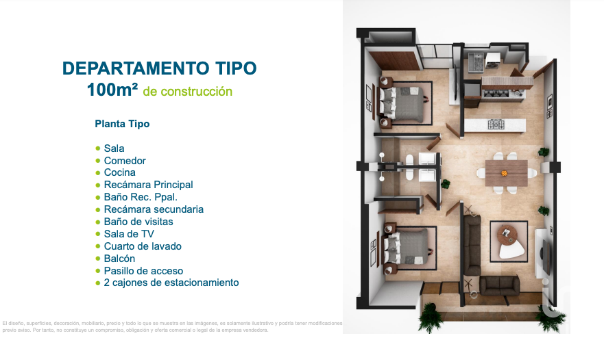 Venta Departamento en Cuernavaca con alberca, céntrico