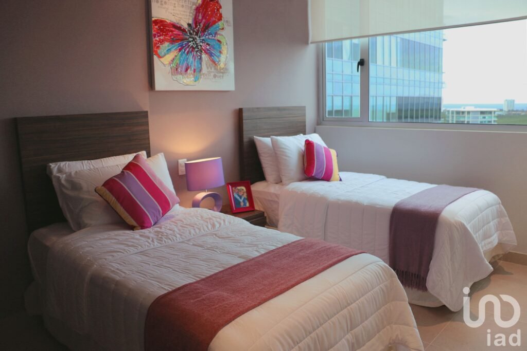 Departamento de 2 Recamaras con Vista al Mar Caribe y Laguna en Cancun