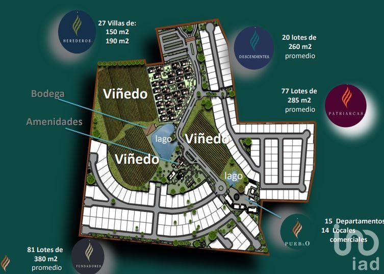 Terreno en venta en Viñedo en Ezequiel Montes, Queretaro