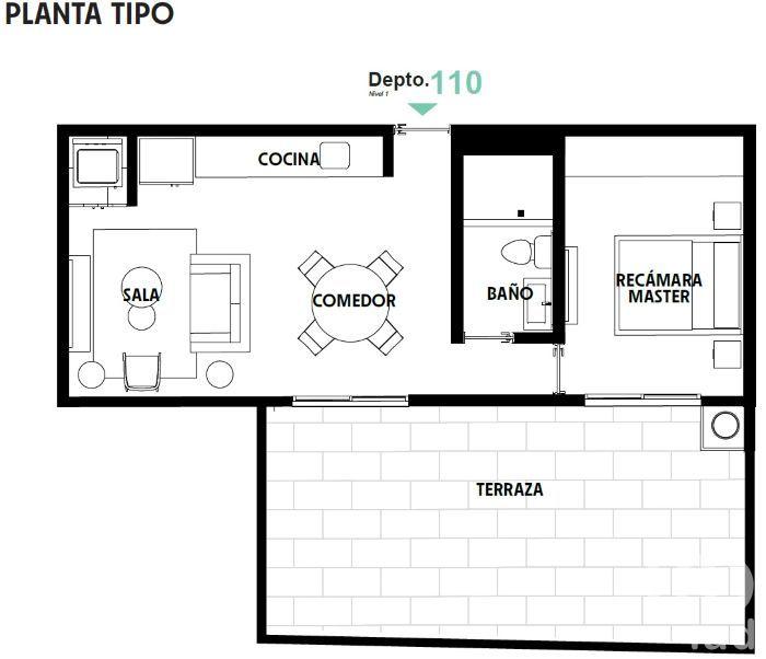 Preventa en San Rafael: departamento con terraza 93.15 m² – Conoce Serapio Rendón