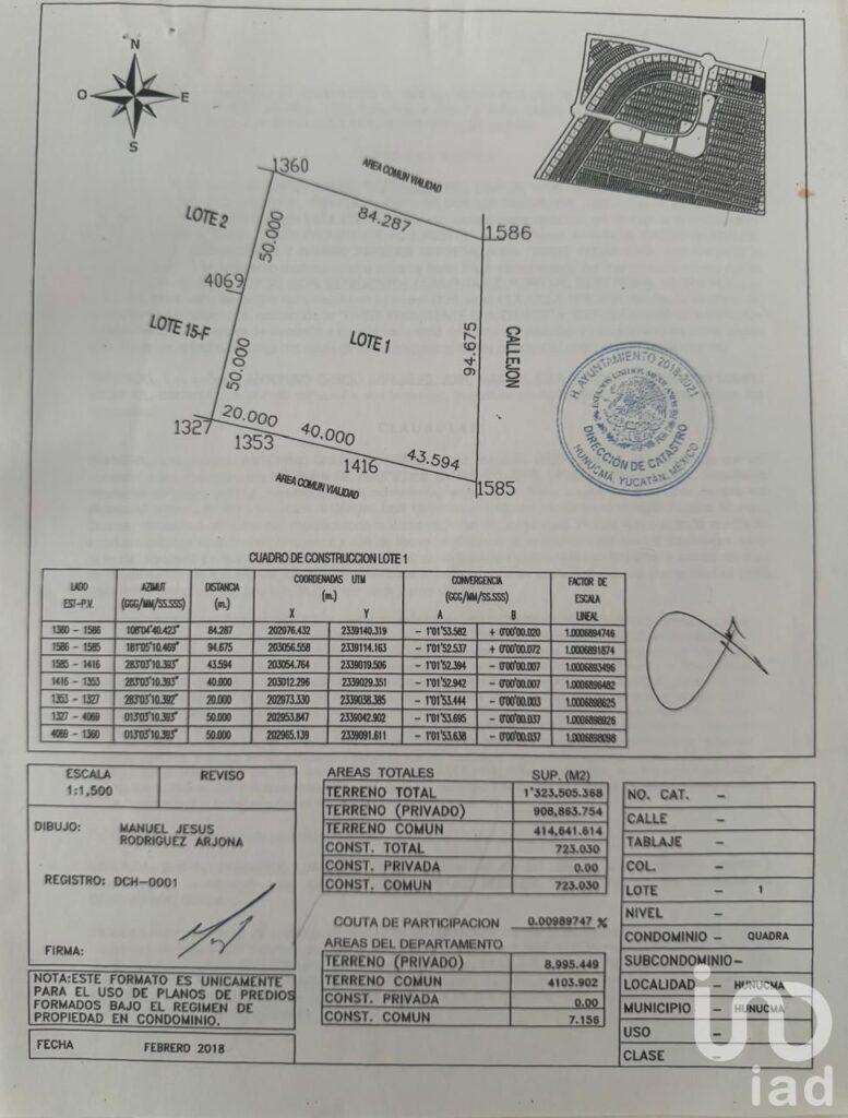 Terreno Lote 01 Quadra Yucatan