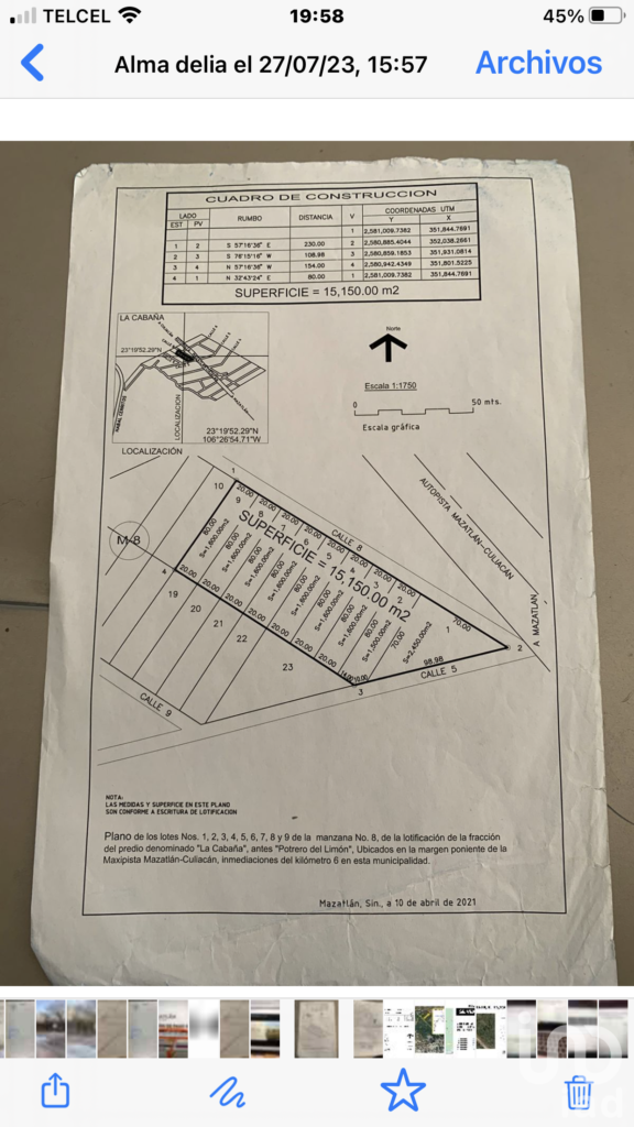 Terreno en venta en el Habal en Mazatlán, Sinaloa