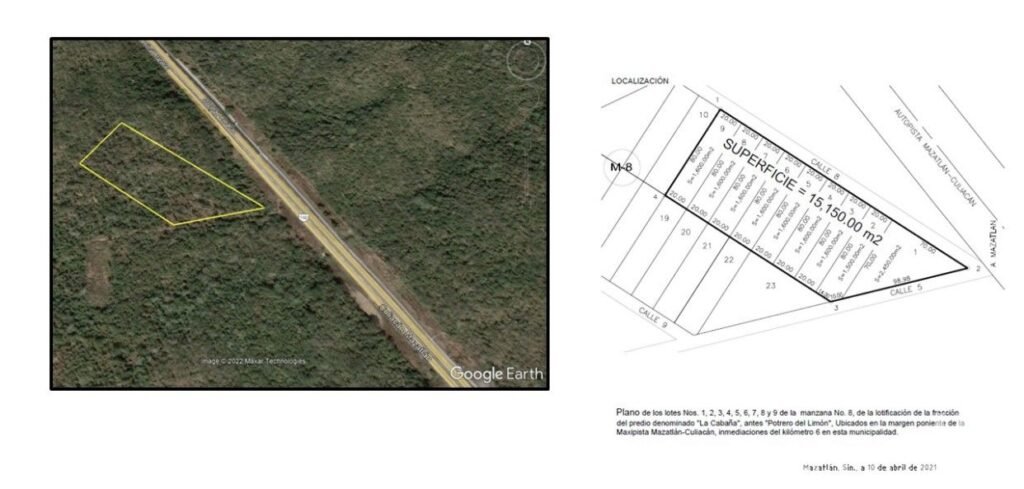 TERRENO EN VENTA EN EL HABAL MAZATLÁN SINALOA