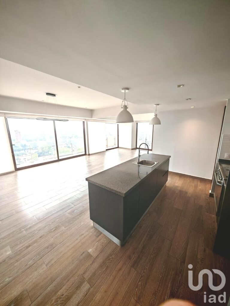 Departamento en Venta en Guadalupe Inn, Álvaro Obregón CDMX 119 m2 + 24 m2 balcón