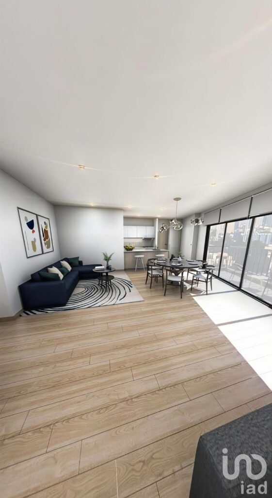 Departamento nuevo en venta. San Rafael, Cuauhtemoc, CDMX, 128m2 + 7m2 balcon