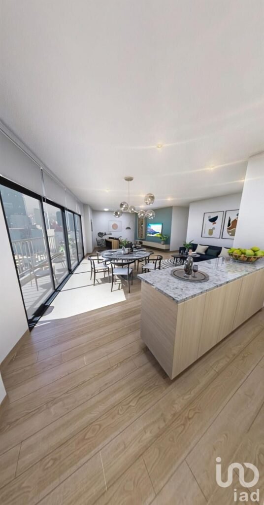 Departamento nuevo en venta. San Rafael, Cuauhtemoc, CDMX, 128m2 + 7m2 balcon