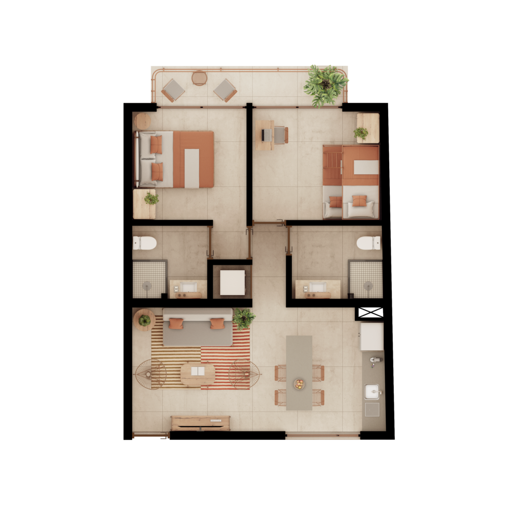 DEPARTAMENTO EN VENTA, PUNTA ZICATELA, PUERTO ESCONDIDO