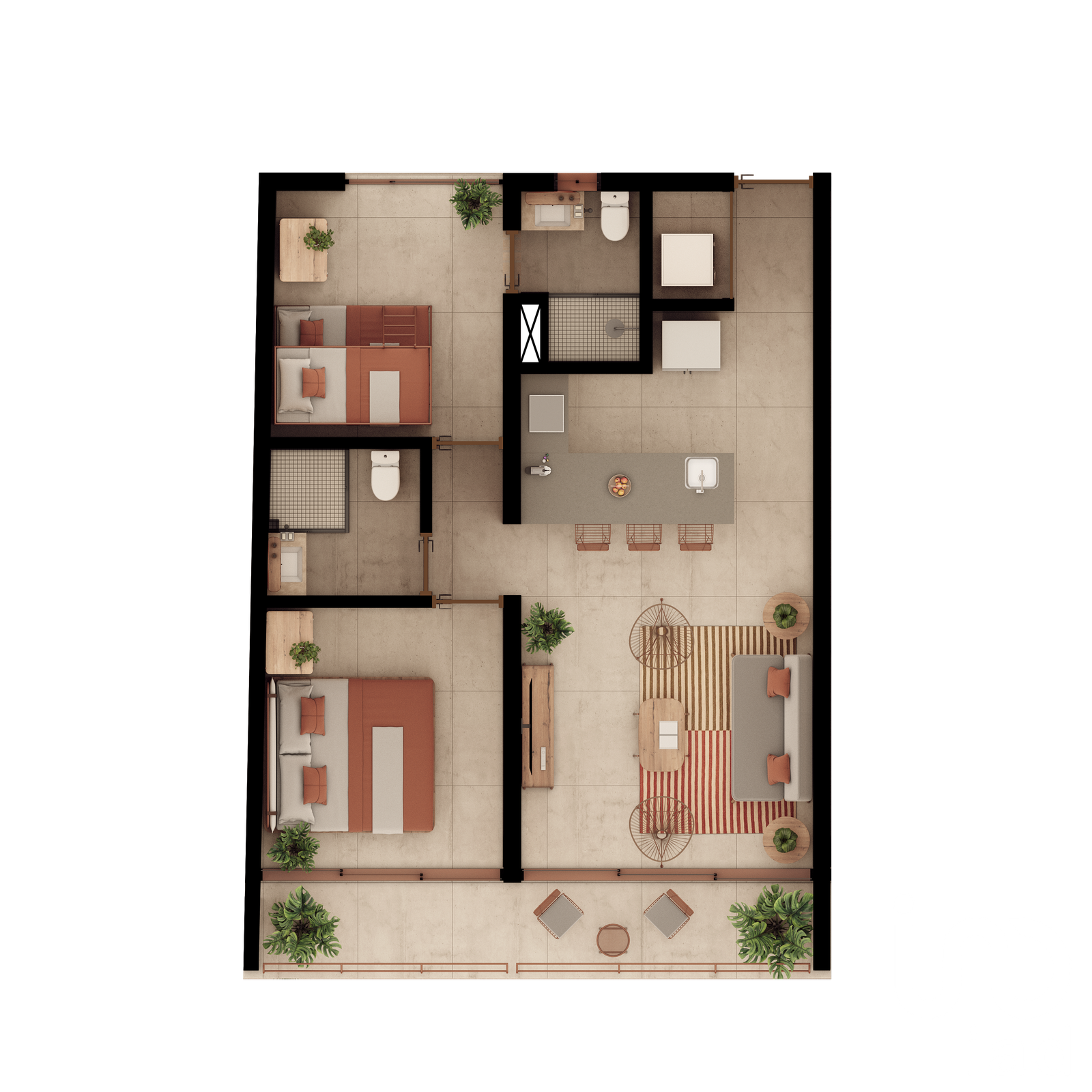 DEPARTAMENTO EN VENTA, PUNTA ZICATELA, PUERTO ESCONDIDO