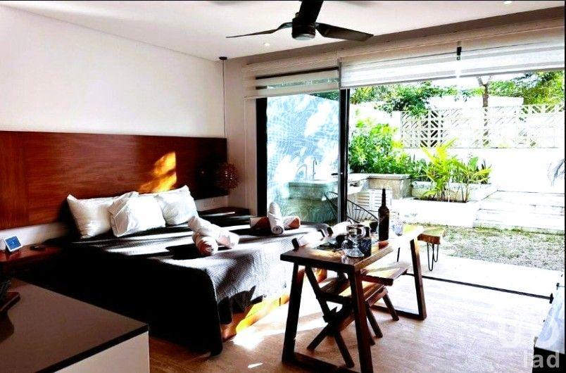 Estudio con jardín en Renta en La Veleta Tulum.