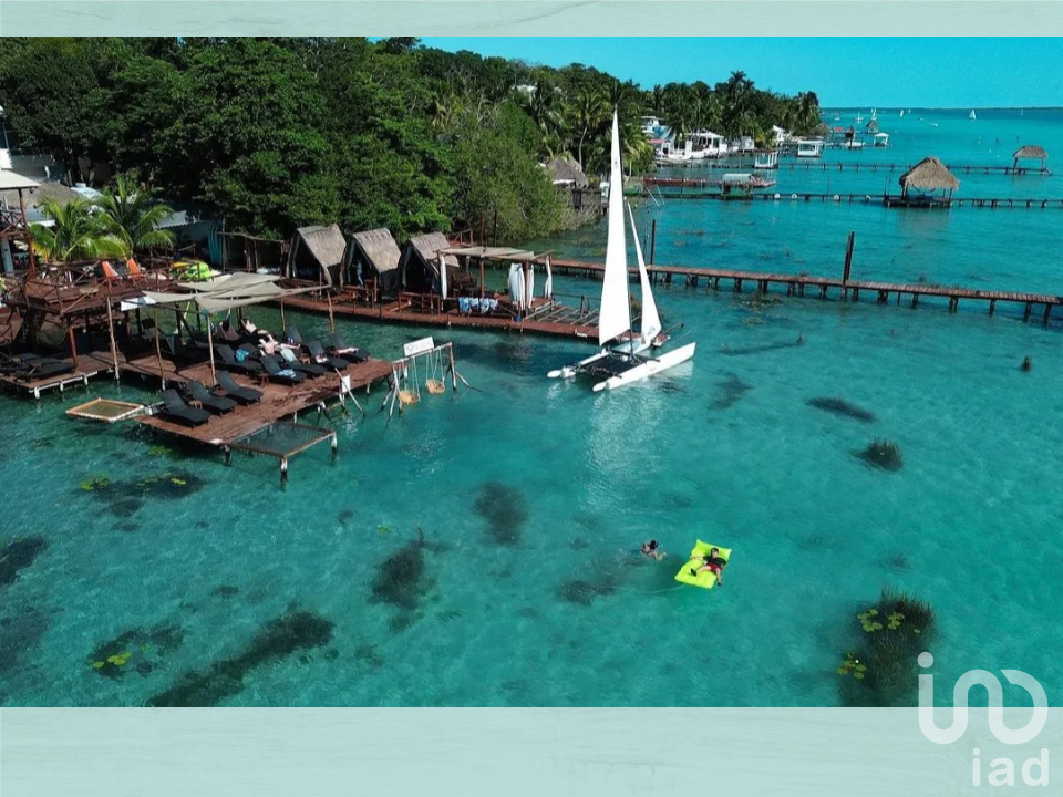 Terreno estratégico en Bacalar 10,000 m² 150 m de la laguna Uso mixto ideal para hotel o desarrollo