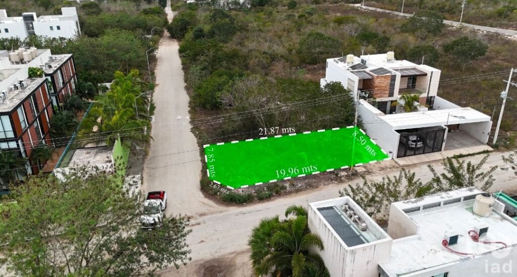 Terreno en venta en esquina en Temozón, Mérida, Yucatán.