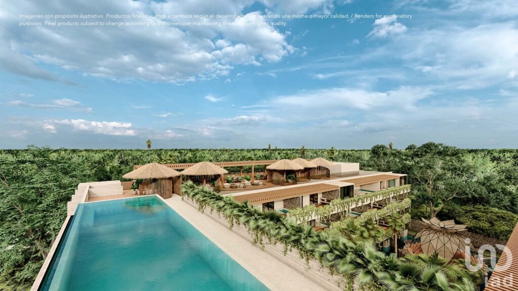 Departamento (305) en Venta en exclusivo residencial Déjà vu, Tulum, Quintana Roo.