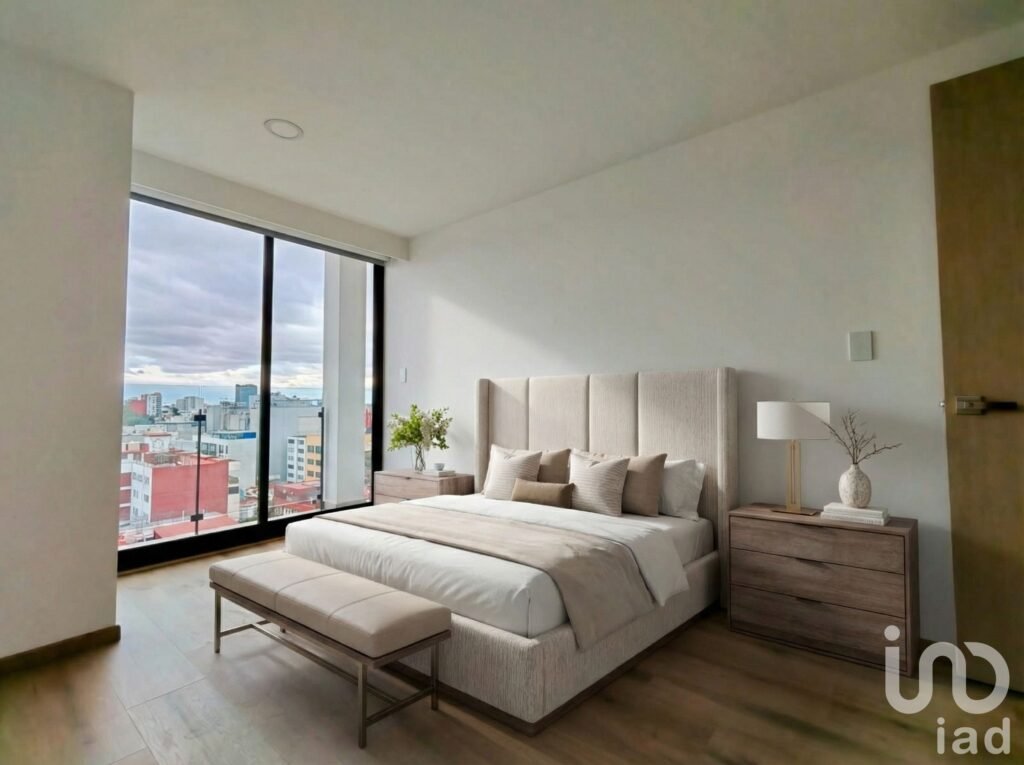 Departamento en Venta, 3 Recamaras con balcón en Col. del Valle