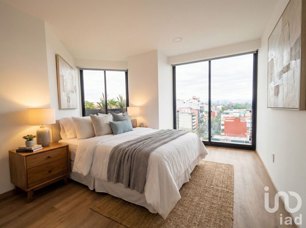 Departamento en Venta, 3 Recamaras con balcón en Col. del Valle