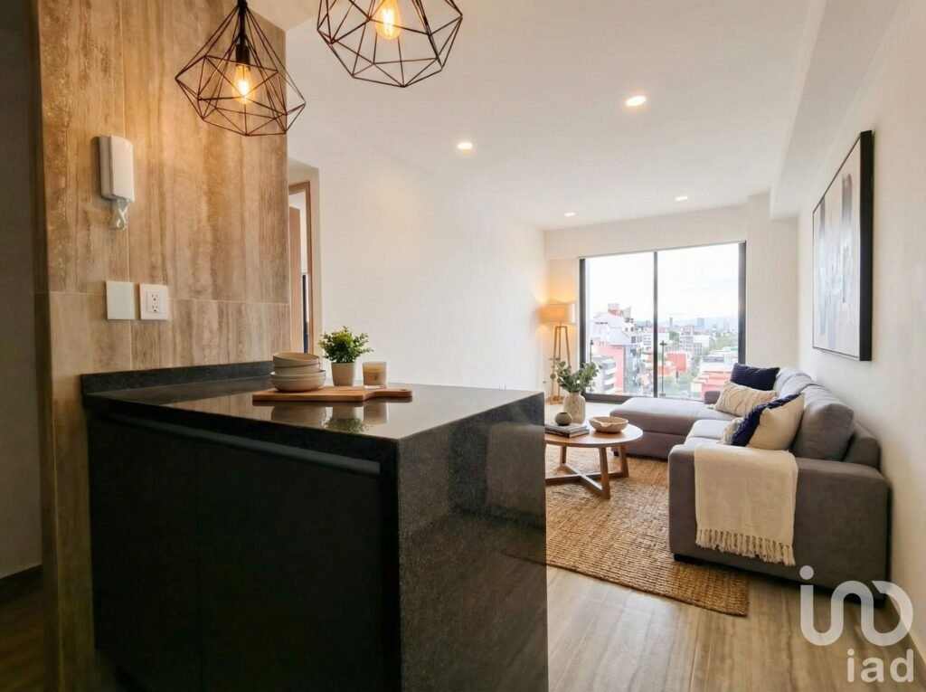 Departamento en Venta, 3 Recamaras con balcón en Col. del Valle