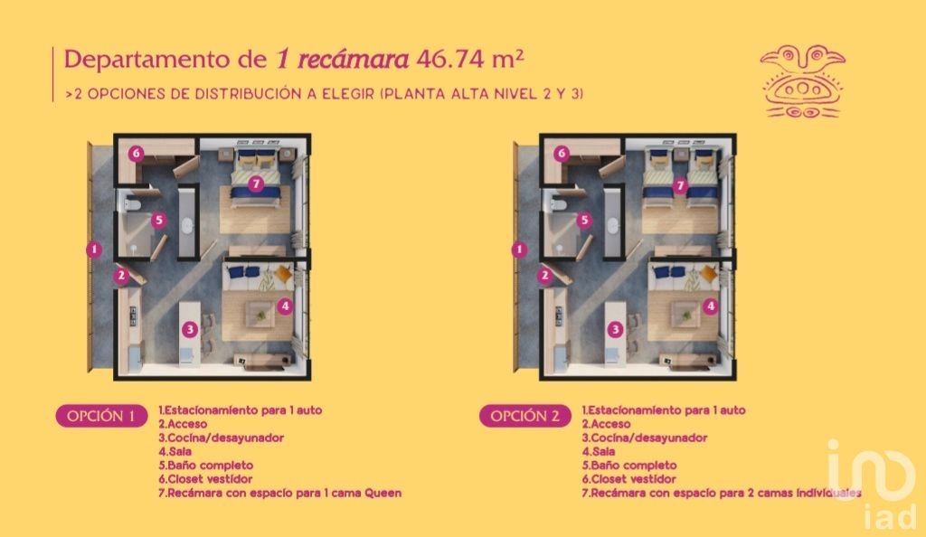 Departamento en venta en zona Country, Yucatán.