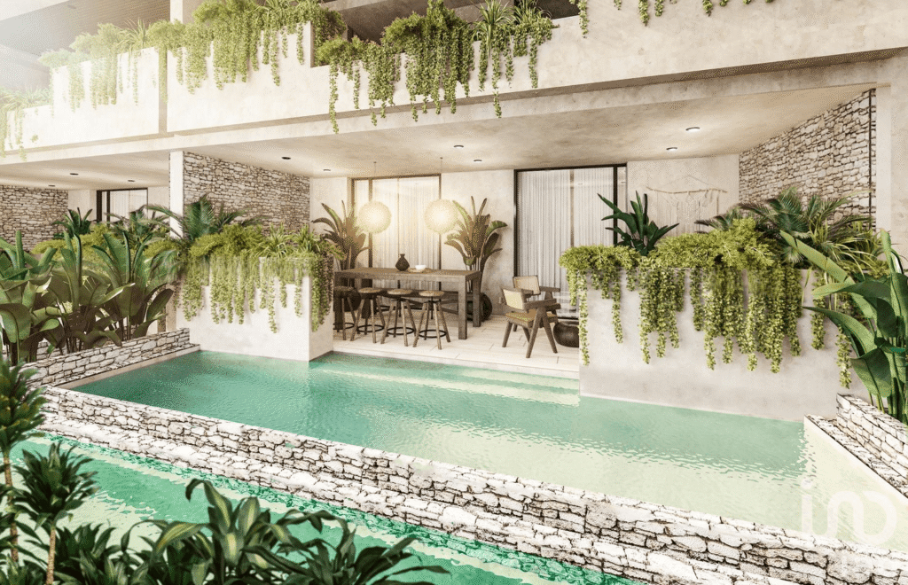 Departamento (401) en Venta en exclusivo residencial Déjà vu, Tulum, Quintana Roo.