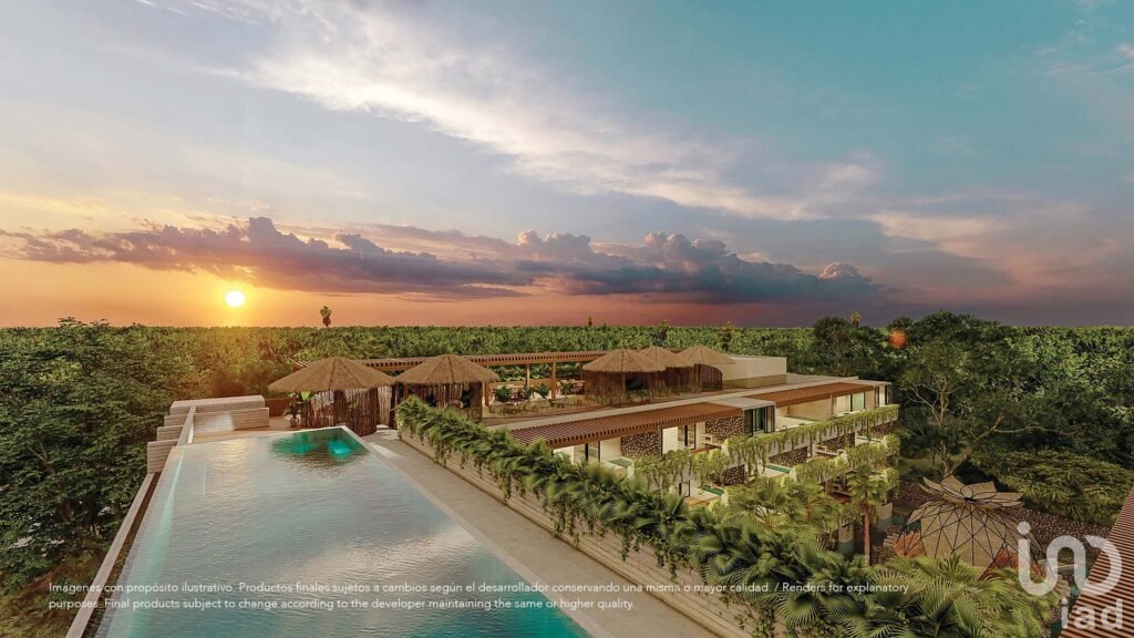 Departamento (407) en Venta en exclusivo residencial Déjà vu, Tulum, Quintana Roo.