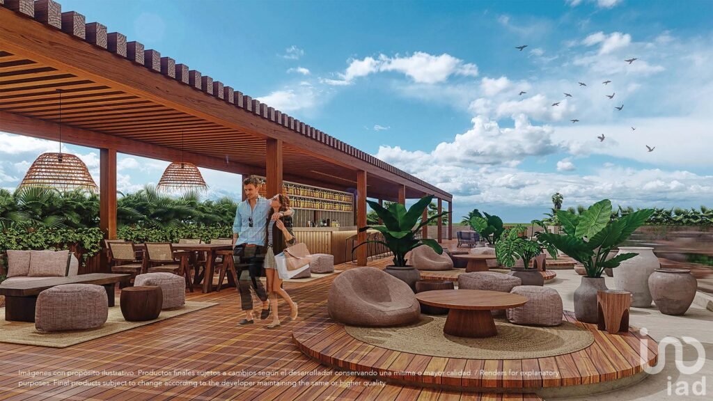 Departamento (407) en Venta en exclusivo residencial Déjà vu, Tulum, Quintana Roo.