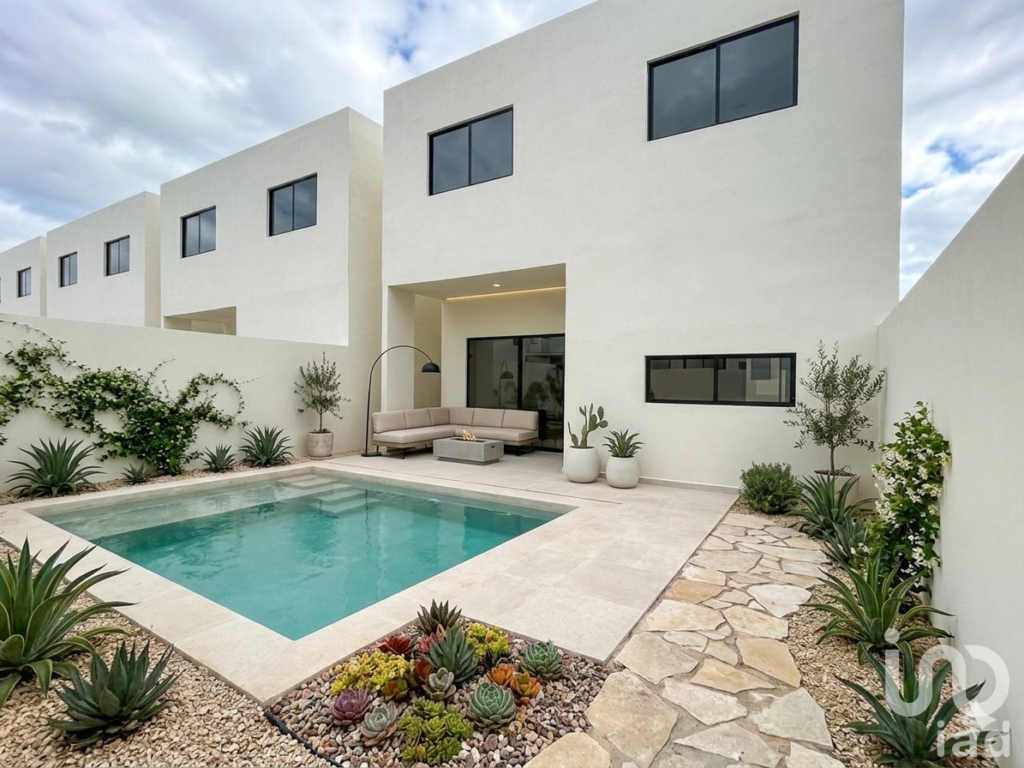 CASA NUEVA EN VENTA EN CONKAL YUCATAN CON DESCUENTO INCLUYE PISCINA Y GARAGE TECHADO