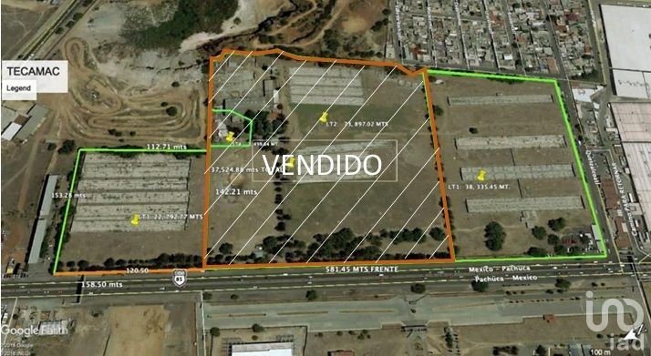Venta de Terreno en Carretera Federal Mexico Pachuca