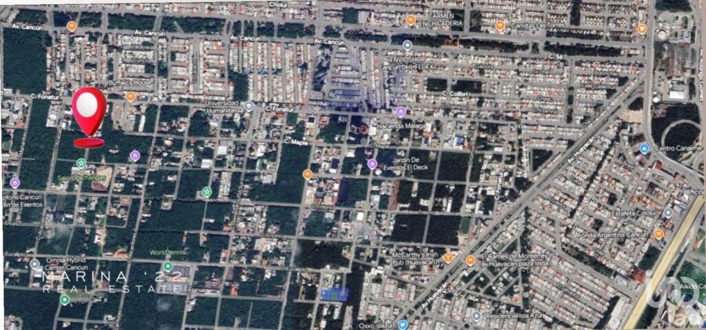 TERRENO EN VENTA EN CANCÚN, 264 m²,  ZONA HUAYACÁN,  ESCRITURADO - LAND FOR SALE IN CANCUN, 2,846 SF