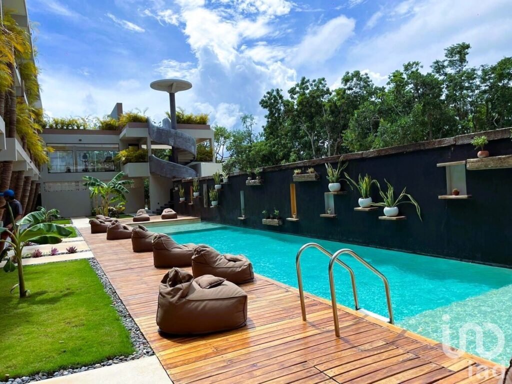 Estudio amueblado en Renta con terraza. La Veleta Tulum.