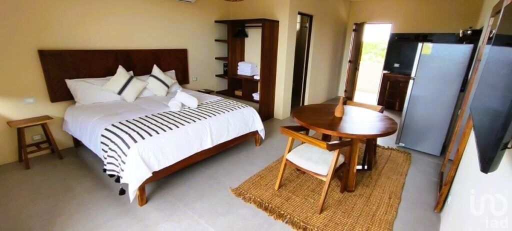 Estudio amueblado en Renta con terraza. La Veleta Tulum.