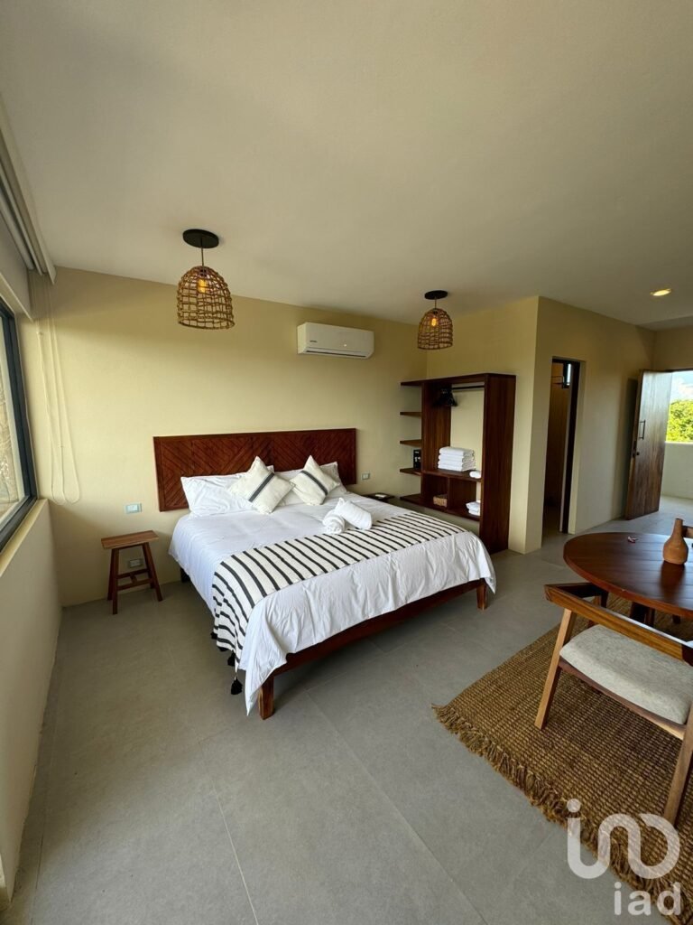 Estudio amueblado en Renta con terraza. La Veleta Tulum.