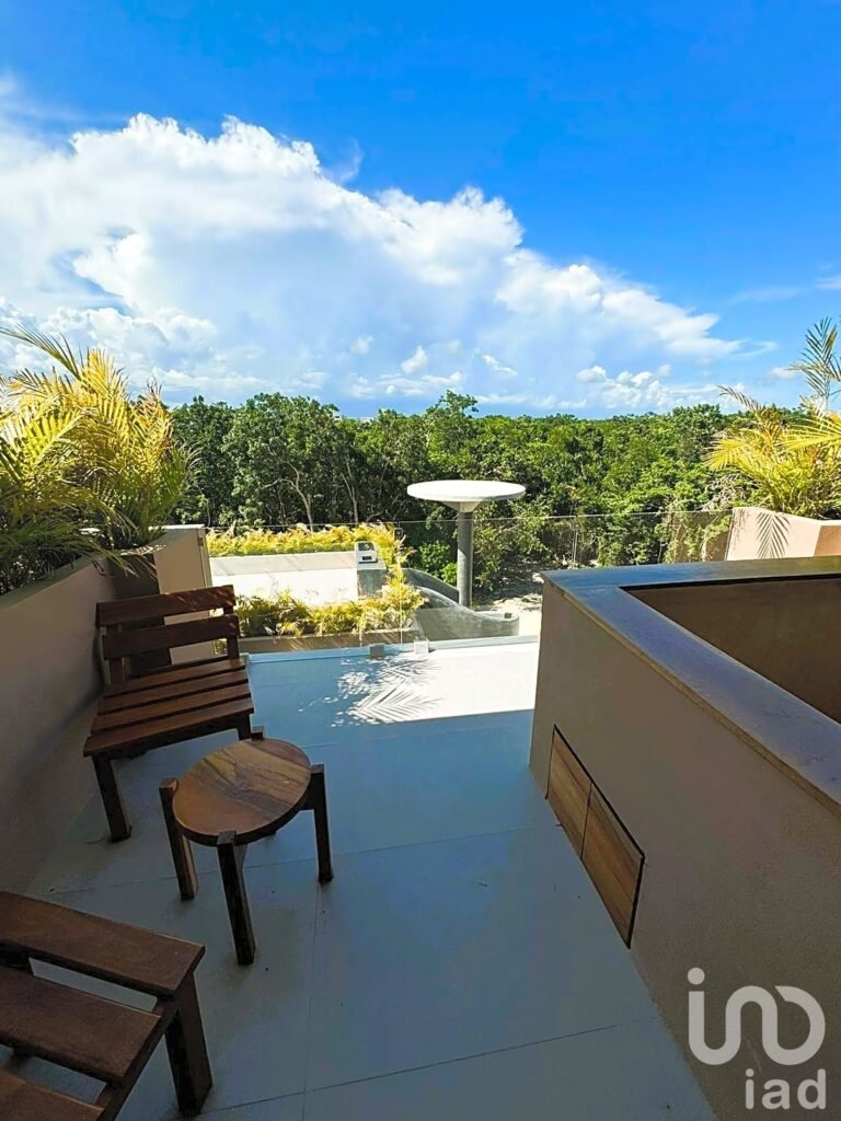 Estudio amueblado en Renta con terraza. La Veleta Tulum.