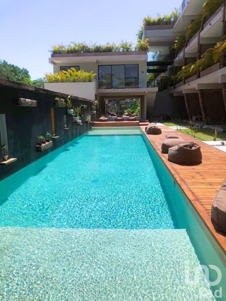 Estudio amueblado en Renta con terraza. La Veleta Tulum.