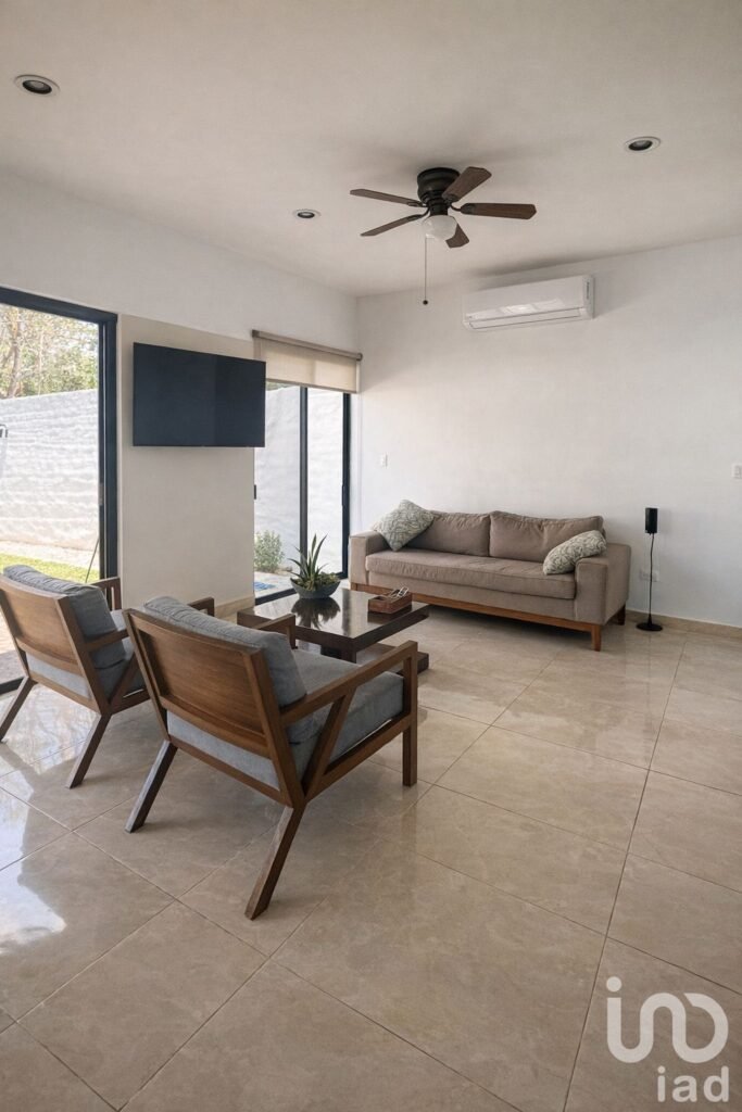 HERMOSA CASA AMUEBLADA EN RENTA CONKAL, YUCATAN