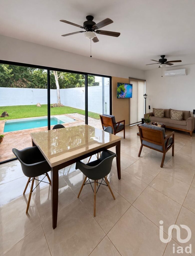 HERMOSA CASA AMUEBLADA EN RENTA CONKAL, YUCATAN