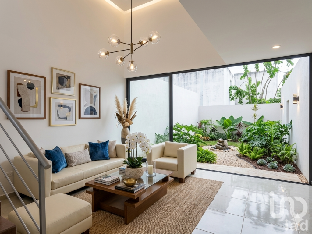 Casa Nueva en Venta con sala a doble altura en la Ciudad de Mérida Yucatán