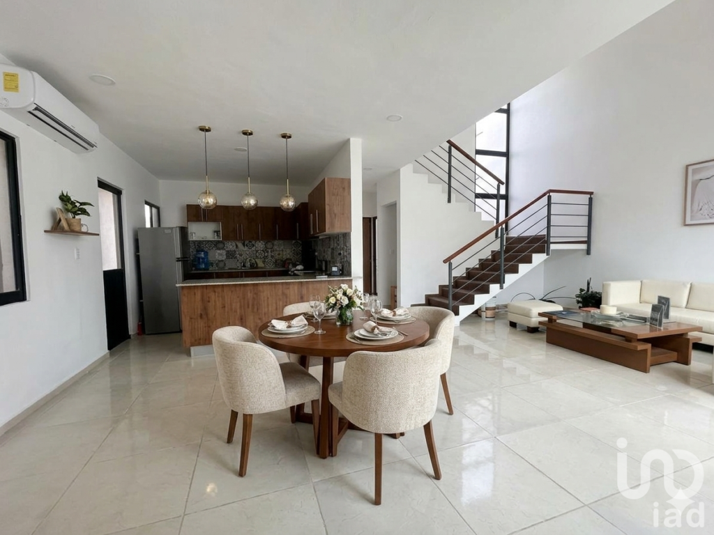 Casa Nueva en Venta con sala a doble altura en la Ciudad de Mérida Yucatán