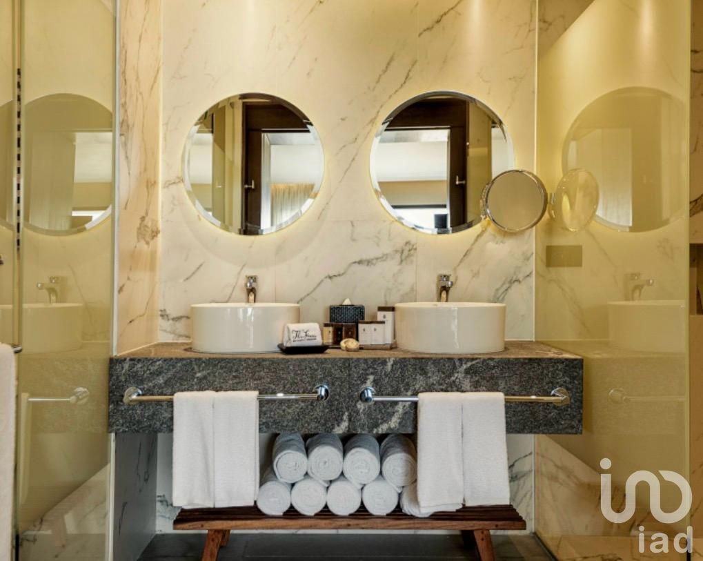 Estudio amueblado en resort frente al mar con vista al atardecer en Puerto Morelos.