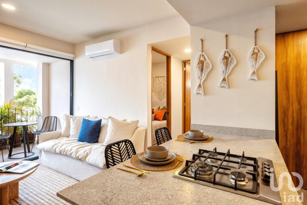 Departamento en venta 2 recámaras frente a Laguna Nichupté de Cancun.