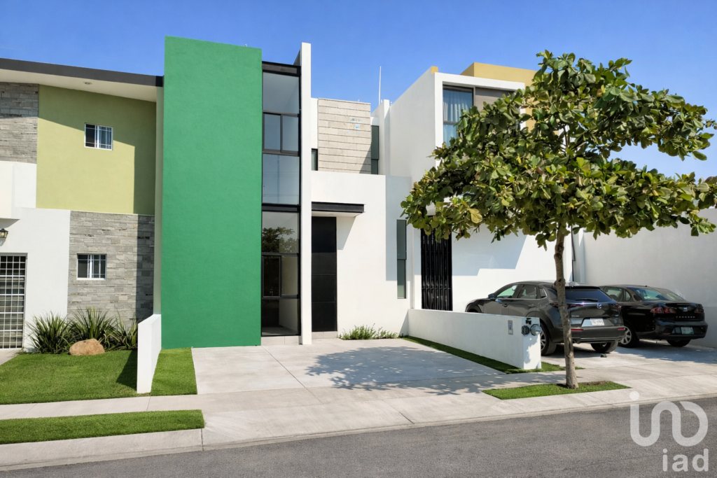 Casa en Venta. Frente a jardín, 3 recámaras, 1 en planta baja.