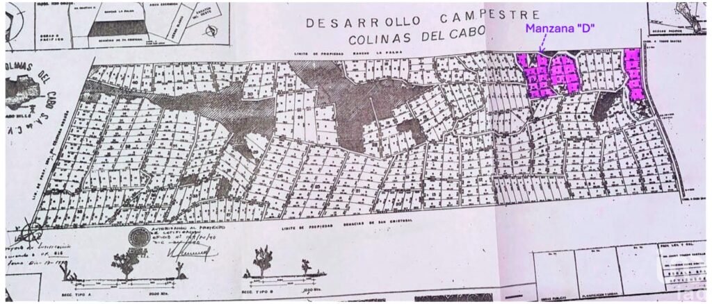 Se vende terreno de más de 5 mil m2 en fraccionamiento campestre en Cabo San Lucas