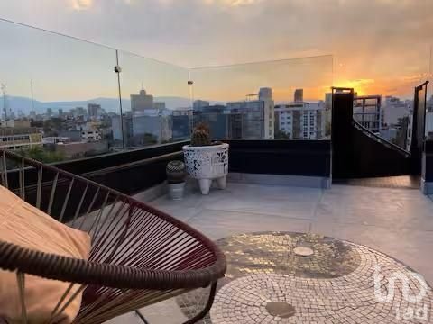 Se vende Departamento  PH duplex  con hermosas terrazas en la calle de Monterrey  Col Roma