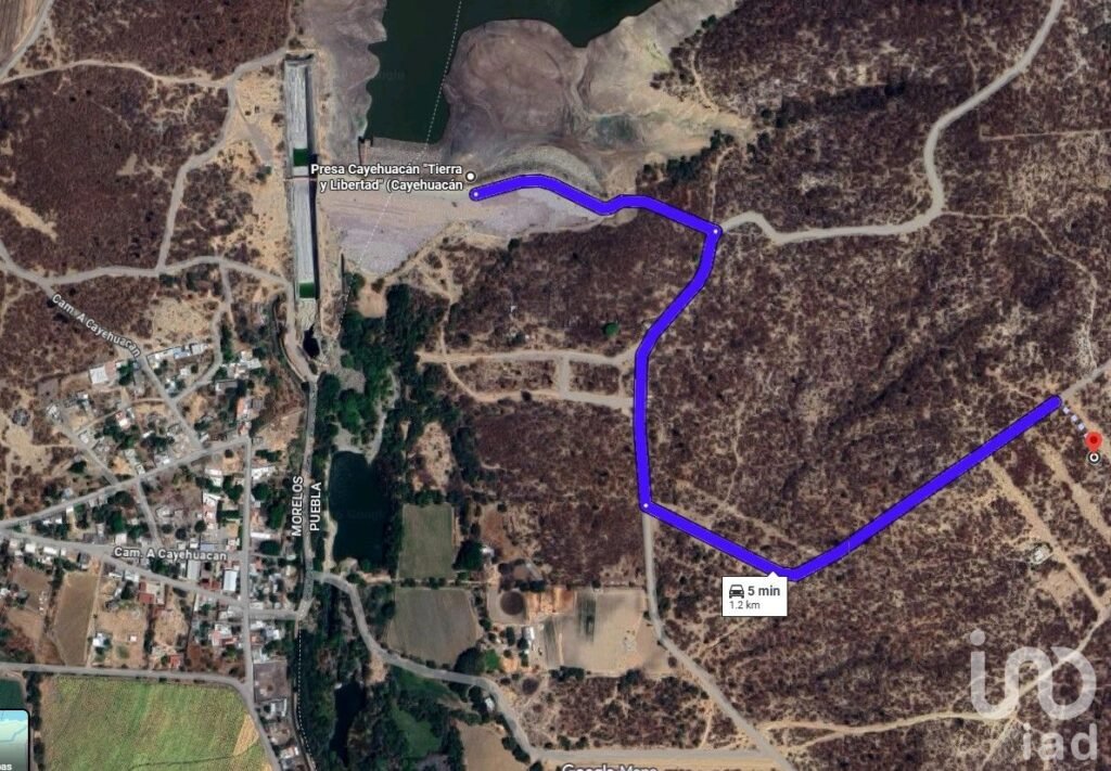 Terreno  en Venta con yacimiento de agua termal, Chietla , Puebla