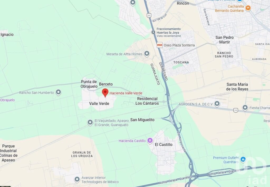 Venta de Terreno, Hacienda Valle Verde, Apaseo el Grande Gto