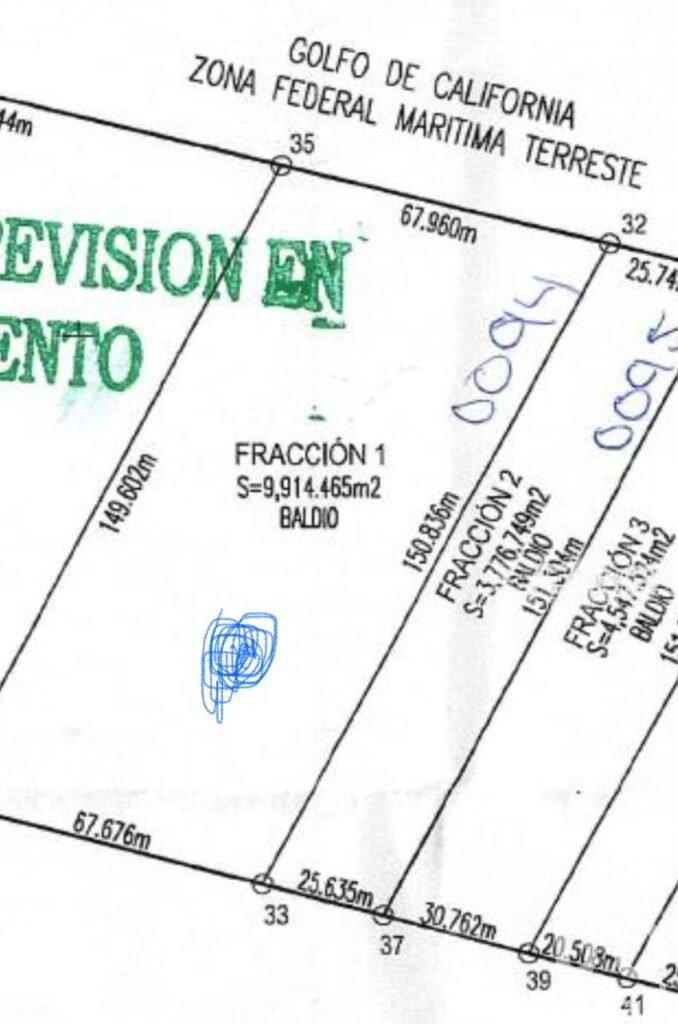 Terreno frente a playa El Quelele, La Paz, B.C.S.