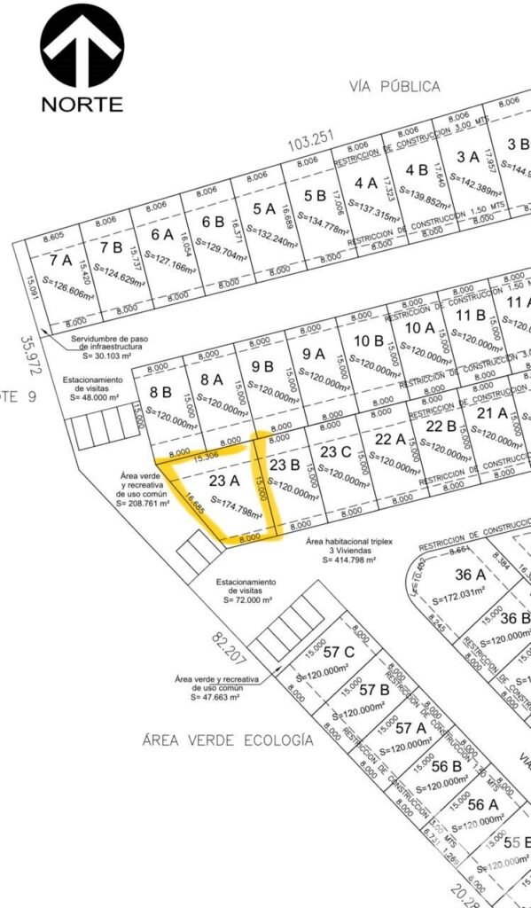 Venta terreno aqua 3 esquina Lago Esmeralda Atizapan