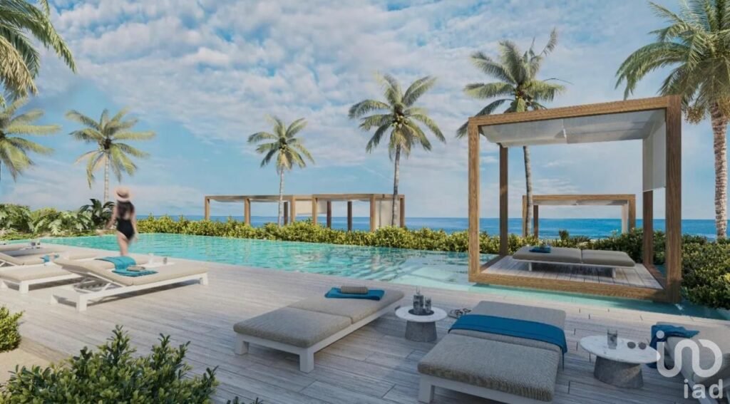 Departamento 1 recámara en Puerto Morelos | frente al mar tipo resort 5 estrellas amueblado