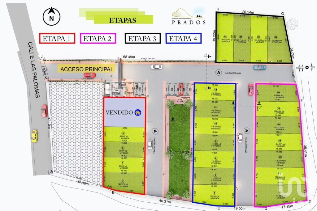 Terreno en Venta en Almoloya de Juárez en Privada Exclusiva, ubicado frente al parque, en equina.