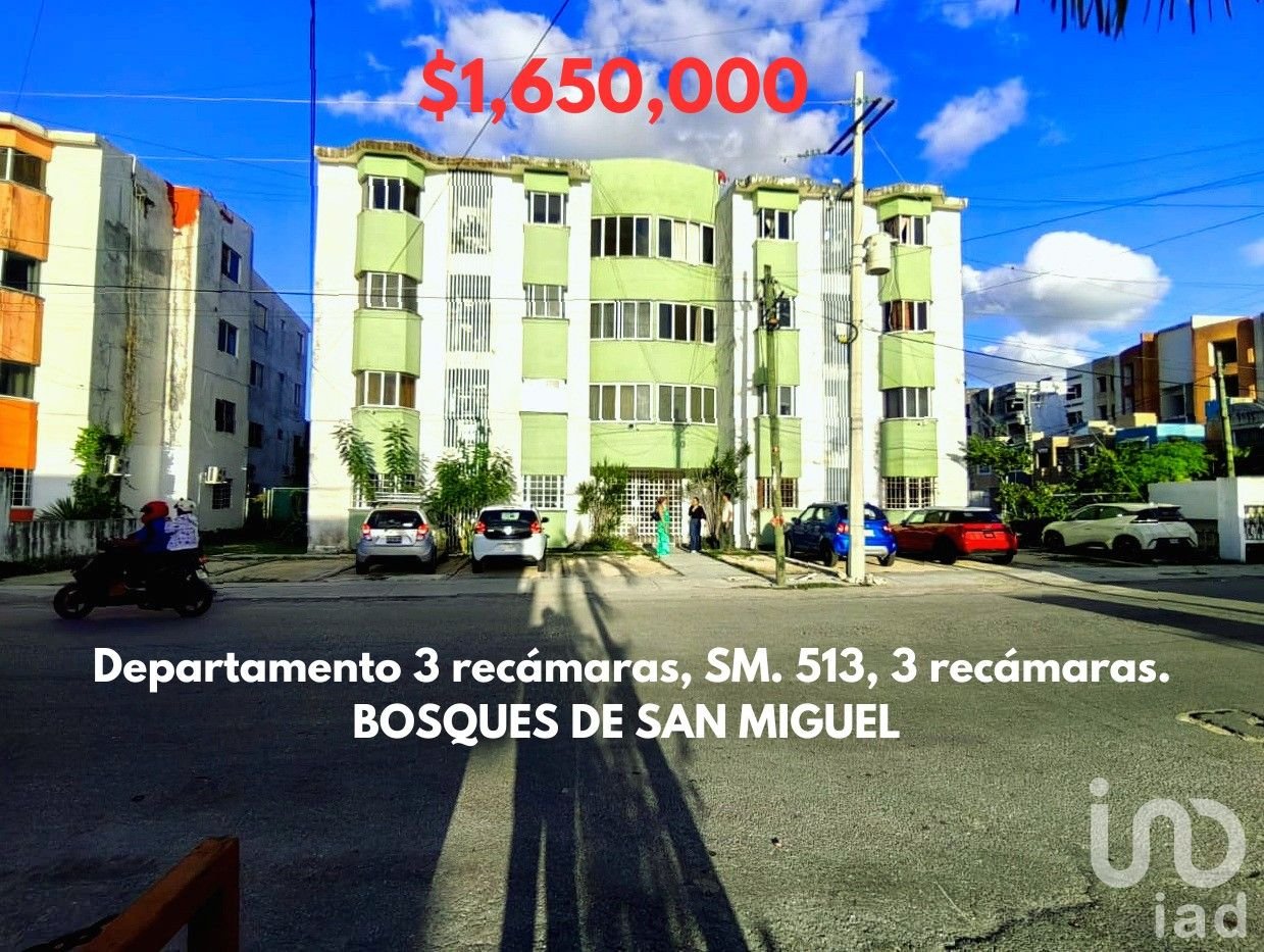 VENDO DEPARTAMENTO EN BOSQUES DE SAN MIGUEL 3 REC SM. 513, CANCUN, Q. ROO VENDO DEPARTAMENTO EN BOSQUES DE SAN MIGUEL 3 REC SM. 513, CANCUN, Q. ROO