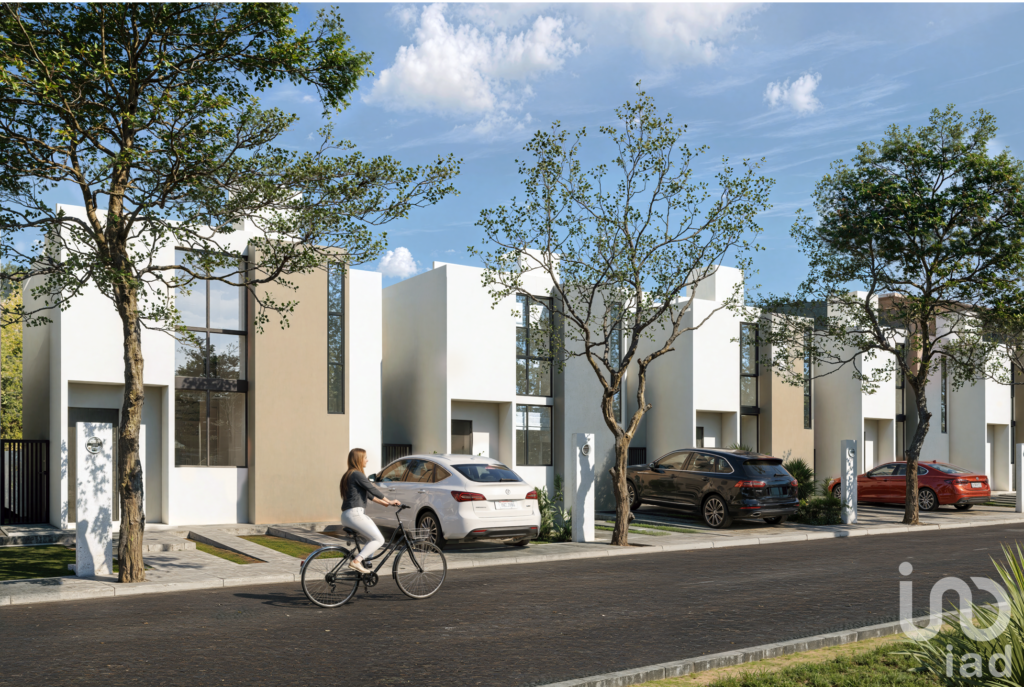 Casa de dos habitaciones en Conkal, amenidades y seguridad