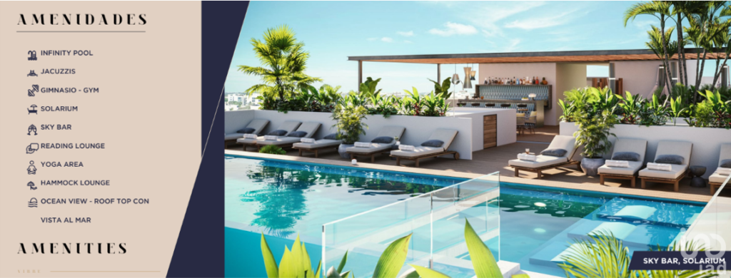 Hermosa Suite a pasos del Mar Caribe. El arte de Invertir con rendimiento Hotelero, Libertad Pasiva!