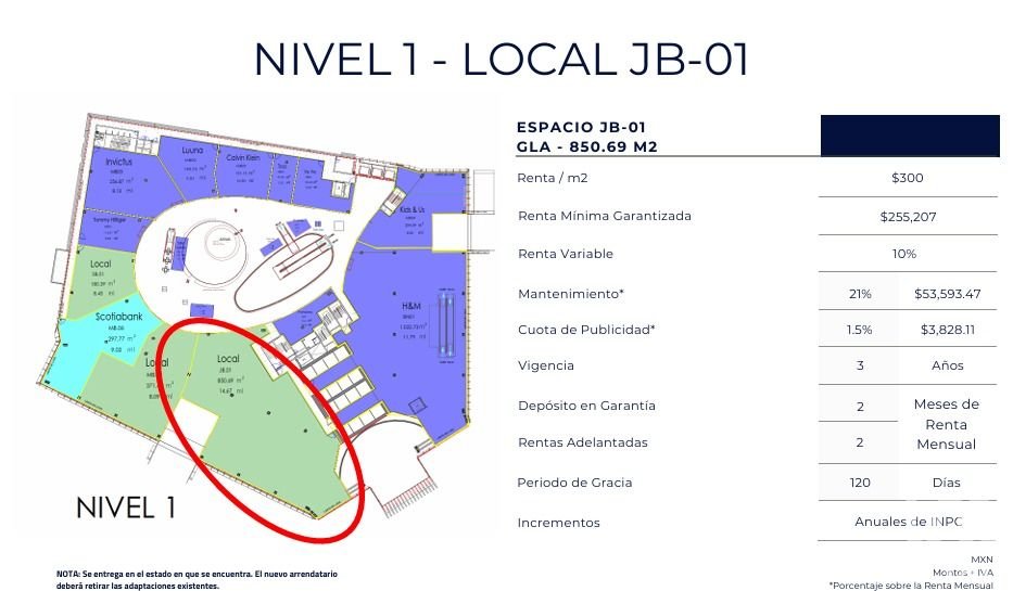 Se renta local comercial en insurgentes sur.